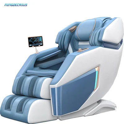 Ningdecrius 2023 Vendita Calda Full Body Zero Gravity Massaggiatore Shiatsu Elettrico Pieghevole Reclinabile 4D di Lusso SL Pista Sedia da Massaggio